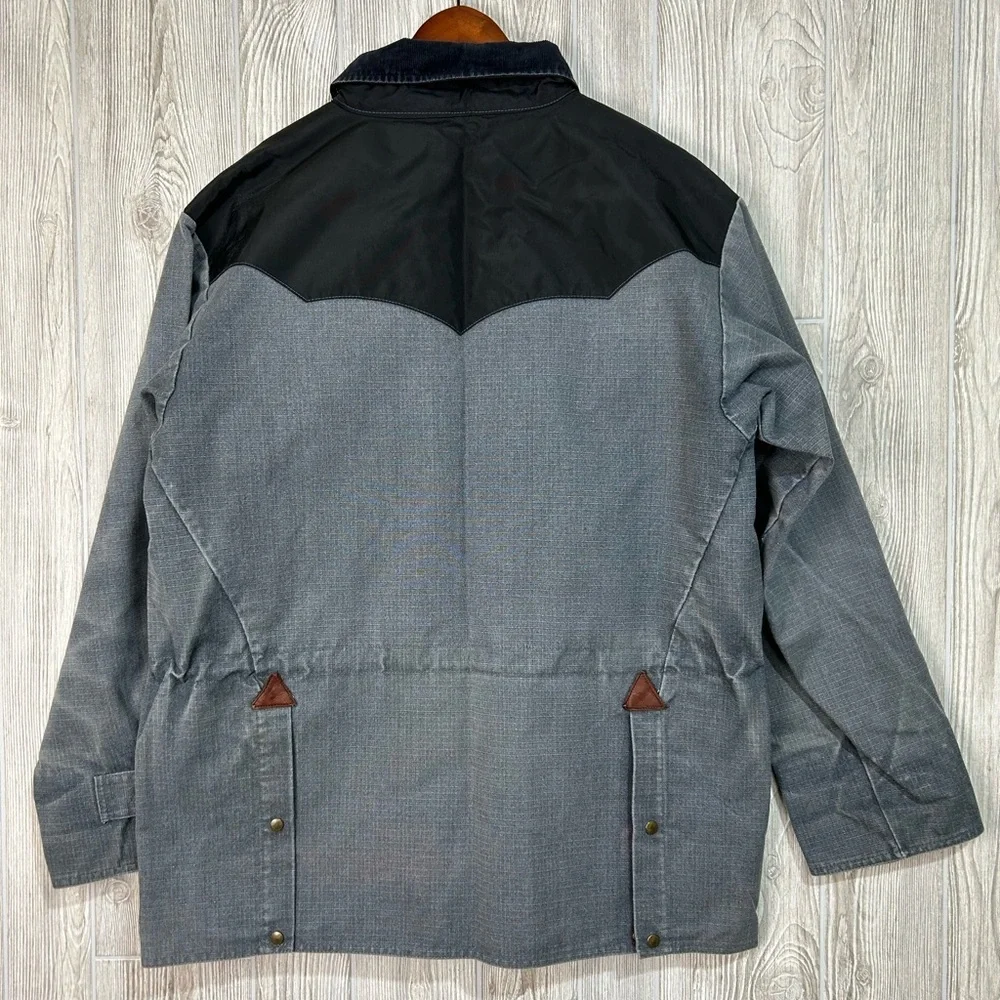 Vintage Cub Schaefer Schaefer Outfitters Original Drifter Coat Grey Black SZ 42 - Picture 7 of 16